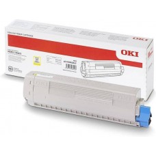 Картридж Oki MC 853 / Oki MC 873 желтый оригинальный